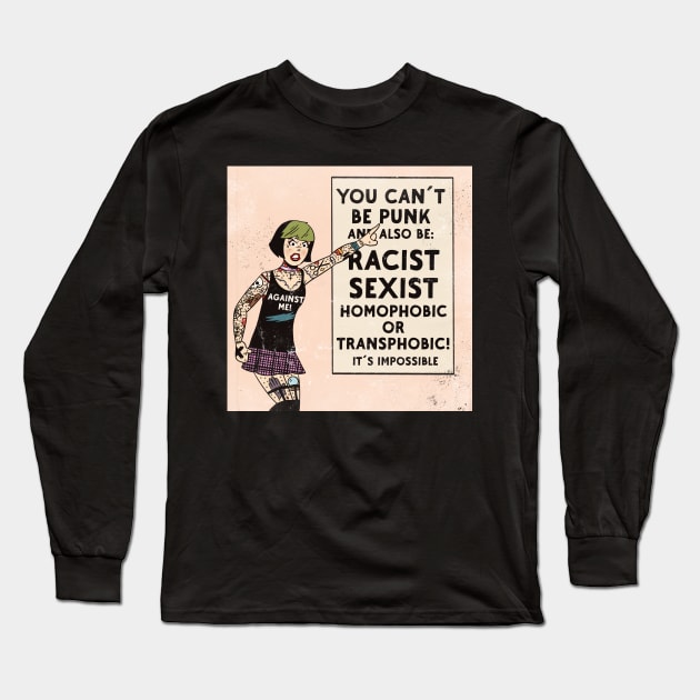 You can’t be punk Long Sleeve T-Shirt by HEcreative